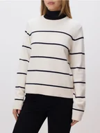 Swetry damskie - Reserved - Sweter z wiskozą - wielobarwny - miniaturka - grafika 1