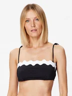 Stroje kąpielowe - Seafolly Góra od bikini Gia 31436-717 Czarny - miniaturka - grafika 1