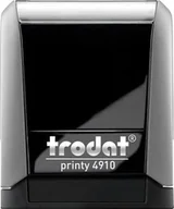 Pieczątki - Trodat PIECZĄTKA TRODAT 4910 SZARA - PODUSZKA CZARNA 26X9MM - miniaturka - grafika 1