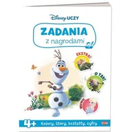 Książki edukacyjne - Disney Uczy. Kraina lodu. Zadania z nagrodami - miniaturka - grafika 1