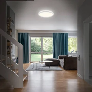 Briloner Łazienkowa lampa sufitowa LED Slim Drip, biała, Ø 42 cm - Lampy sufitowe - miniaturka - grafika 2