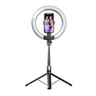 Selfie stick - Kompatybilny z Bluetooth Selfie Stick ze statywem Led Fill Light Photography Tool - miniaturka - grafika 1