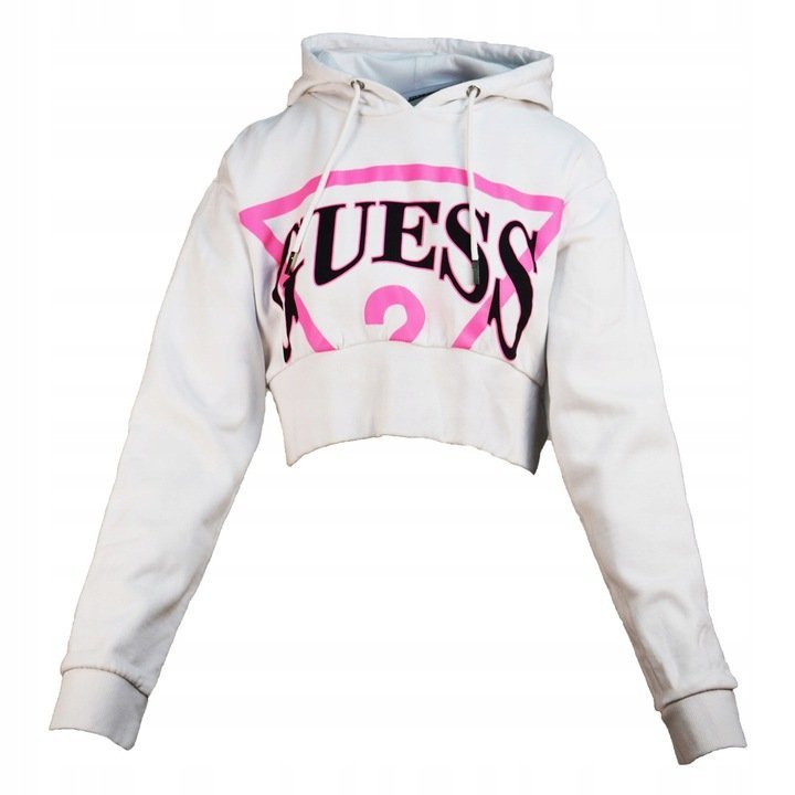 Biała Bluza Damska Logo Rozmiar L *Guess*