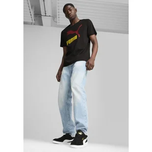 Sneakersy zamszowe unisex PUMA Club II PUMA Black White Gold - Buty trekkingowe damskie - miniaturka - grafika 1