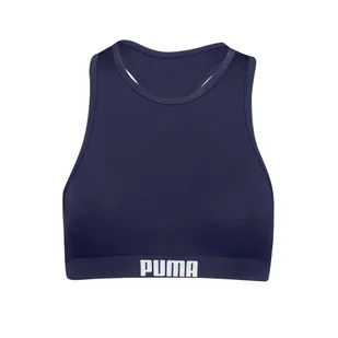 Góra od bikini Puma, racerback, granatowa - Stroje kąpielowe - miniaturka - grafika 1