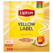 Herbata - Lipton, herbata czarna Yellow Label, 200 saszetek - miniaturka - grafika 1