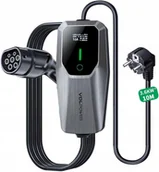 Ładowarki do samochodów elektrycznych - Schuko Mobilna ładowarka Typ 2 do aut elektrycznych 16A Regulacja LED - miniaturka - grafika 1