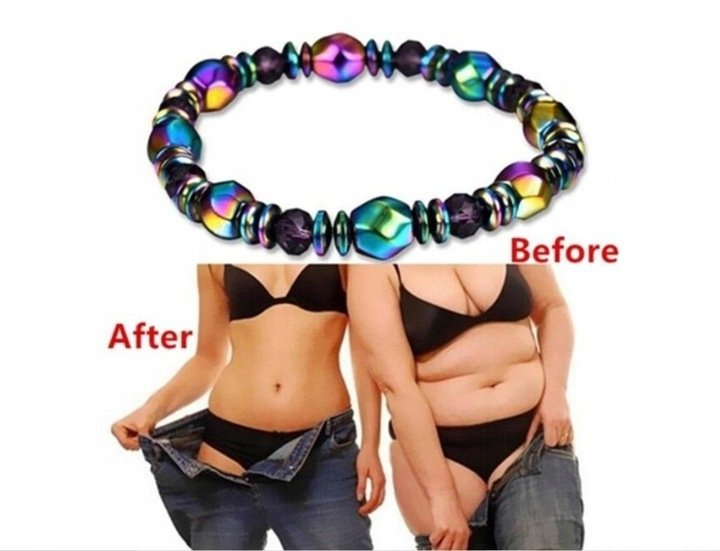 BRANSOLETKA ZDROWOTNA MAGNETYCZNA HEMATYT!