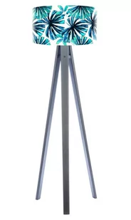 Macodesign Lampa podłogowa Niebieska palma tripod-foto-423p-a, 60 W - Lampy stojące - miniaturka - grafika 1