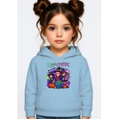 Bluzy dla dziewczynek - BLUZA DZIECIĘCA HUNTRIX HALLOWEEN 122-128 Z KAPTUREM BAWEŁNIANA JAKOŚĆ - miniaturka - grafika 1