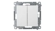 Wyłączniki światła i elektryczne - Kontakt Simon Simon - 54 - Łącznik świecznikowy do wersji IP44 10 AX biały DW5B. - miniaturka - grafika 1
