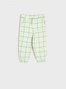 Spodnie i spodenki dla chłopców - Sinsay - Spodnie dresowe jogger - zielony - miniaturka - grafika 1