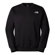 Bluzy sportowe męskie - Bluza The North Face Essential Relaxed Crew 0A89ETJK31 - czarna - miniaturka - grafika 1
