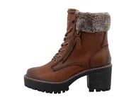 Botki damskie - Tom Tailor Damskie sztyblety 6390880006, koniak, 41 EU, koniak, 41 EU - miniaturka - grafika 1