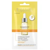 Maseczki do twarzy - Skoncentrowana formuła wyrównująca koloryt maseczka do twarzy Vitamin C 8ml - miniaturka - grafika 1