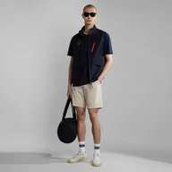 Spodenki męskie - Męskie Spodenki NAPAPIJRI NAKURU 5 N90 BEIGE SILVR NP0A4GALN901 – Beżowy - miniaturka - grafika 1