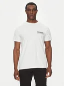 Koszulki męskie - Quiksilver T-Shirt EQYZT08095 Biały Regular Fit - miniaturka - grafika 1