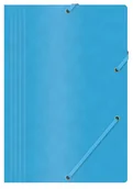 Teczki i skoroszyty - OFFICE PRODUCTS TECZKA Z GUMKĄ A4 PRESZPAN 390g NIEBIESKA O-PR - miniaturka - grafika 1