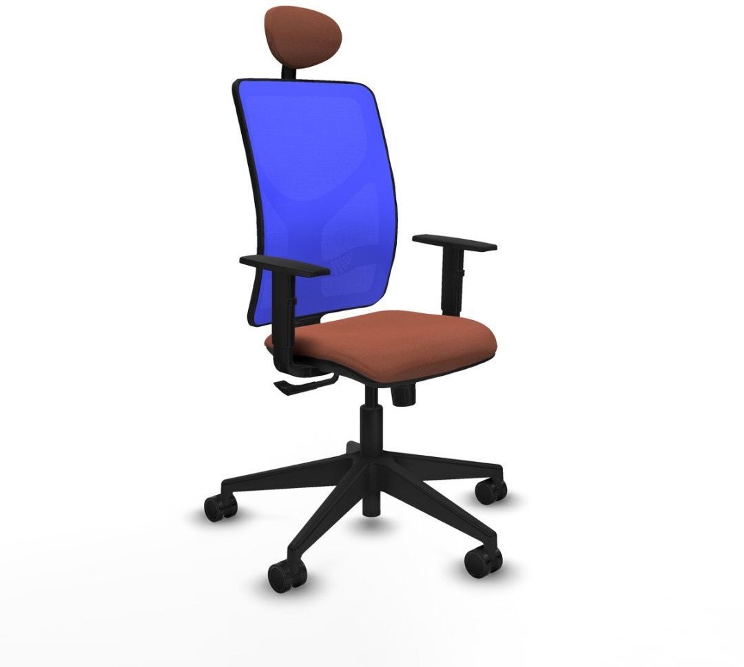 Krzesło Biurowe z Zagłówkiem Motilla Piqueras y Crespo 1D066N1 Niebieski Brązowy