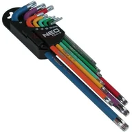 Klucze i nasadki - NEO-TOOLS Klucze Torx kolorowe 9 szt. - miniaturka - grafika 1