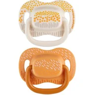 Smoczki uspokajające - Canpol Smoczek uspokajający 0-6m 2szt 34/930yel - miniaturka - grafika 1