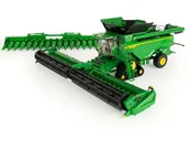 Samochody i pojazdy dla dzieci - Metalowy kombajn John Deere X9 1000 na gąsienicach Prestige Collection 1:32 Model Wysoka Jakość - miniaturka - grafika 1