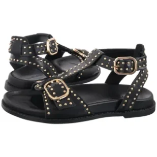 Sandały Czarne 76240-51 (WO310-a) Wojas - Sandały damskie - miniaturka - grafika 1