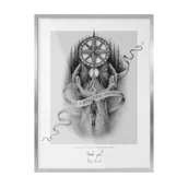 Ramki na zdjęcia - Duża ramka ścienna TULUP srebrna na zdjęcia i plakaty – 60x80 cm – prostokątna - miniaturka - grafika 1