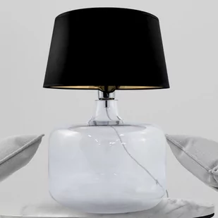 Lampa stołowa BATUMI TRANSPARENT 5529BKGO Zumaline przezroczysty 002177-014427 - Lampy stojące - miniaturka - grafika 1