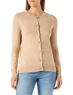 Kamizelki damskie - Naf Naf Damska kamizelka Marielle, beżowy/Chiny, S - miniaturka - grafika 1