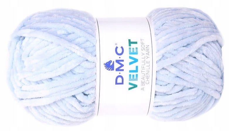 włóczka DMC VELVET 100gr. kol. 003 jasny niebieski