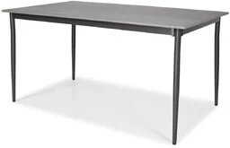 Edomator.pl Stół ogrodowy aluminiowy BOSANO 150 - czarny - Stoły ogrodowe - miniaturka - grafika 1