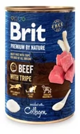 Mokra karma dla psów - Brit Premium By Nature Puszka Wołowina z Podrobami 800g - miniaturka - grafika 1