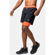 Spodenki męskie - Spodenki Tech. Męskie Odlo 2-In-1 Short Zeroweight 5 Inch S - miniaturka - grafika 1