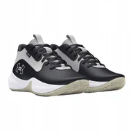 Buty sportowe męskie - Buty do koszykówki Under Armour Lockdown 7 black/silt/distant gray 40 Eu - miniaturka - grafika 1