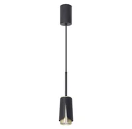 Lampy sufitowe - Czarno-złoty loftowy zwis - K418 N0-A42 - miniaturka - grafika 1
