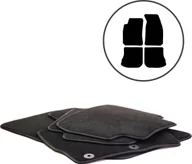 Dywaniki samochodowe - Dikel Dywaniki samochodowe welurowe 4szt. Audi A4 B5 - miniaturka - grafika 1