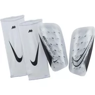 Plecaki - Nike Unisex Shinguard Mercurial Lite, White/White/Black, DN3611-100, L - miniaturka - grafika 1