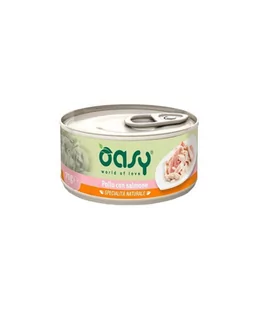 OASY NATURAL Kurczak z łososiem 70 g ZH_02340 - Mokra karma dla kotów - miniaturka - grafika 1