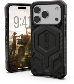 UAG Monarch Pro - etui do iPhone 17 Pro kompatybilne z MagSafe carbon fiber