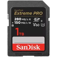 Karty pamięci - SanDisk Extreme PRO SDXC 1TB 280/150 V60 - miniaturka - grafika 1