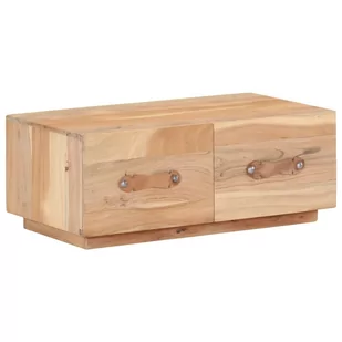 vidaXL vidaXL Stolik kawowy, 90x50x35, lite drewno z odzysku - Ławy i stoliki kawowe - miniaturka - grafika 1