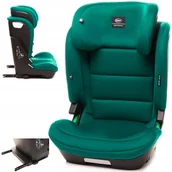 Foteliki samochodowe - REGULOWANY FOTELIK ISOFIX 4BABY APPFIX 100-150 ISIZE 15-36KG Green - miniaturka - grafika 1