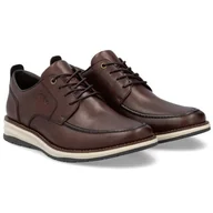 Półbuty męskie - Półbuty męskie Rieker 14704-25 BROWN 41 - miniaturka - grafika 1