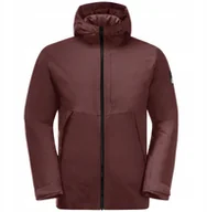 Kurtki męskie - Jack Wolfskin Tempelhof Jkt M 1115491-2185 Bordowe XL - miniaturka - grafika 1