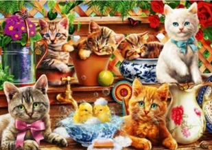 Bluebird Puzzle 1000 elementów. Słodkie kocięta - Puzzle - miniaturka - grafika 1
