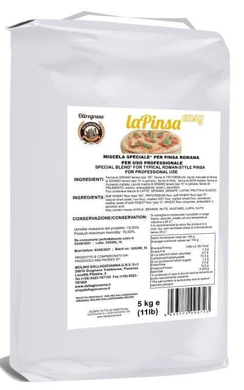 MOLINO DALLAGIOVANNA Mieszanka mąk La Pinsa Easy 5 kg