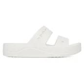 Klapki i japonki damskie - Klapki basenowe Crocs BAYA PLATFORM SANDAL 208188-100 - miniaturka - grafika 1