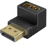 Złącza, przejściówki, adaptery - GOOBAY Adapter DisplayPort kątowy 90 w górę - miniaturka - grafika 1
