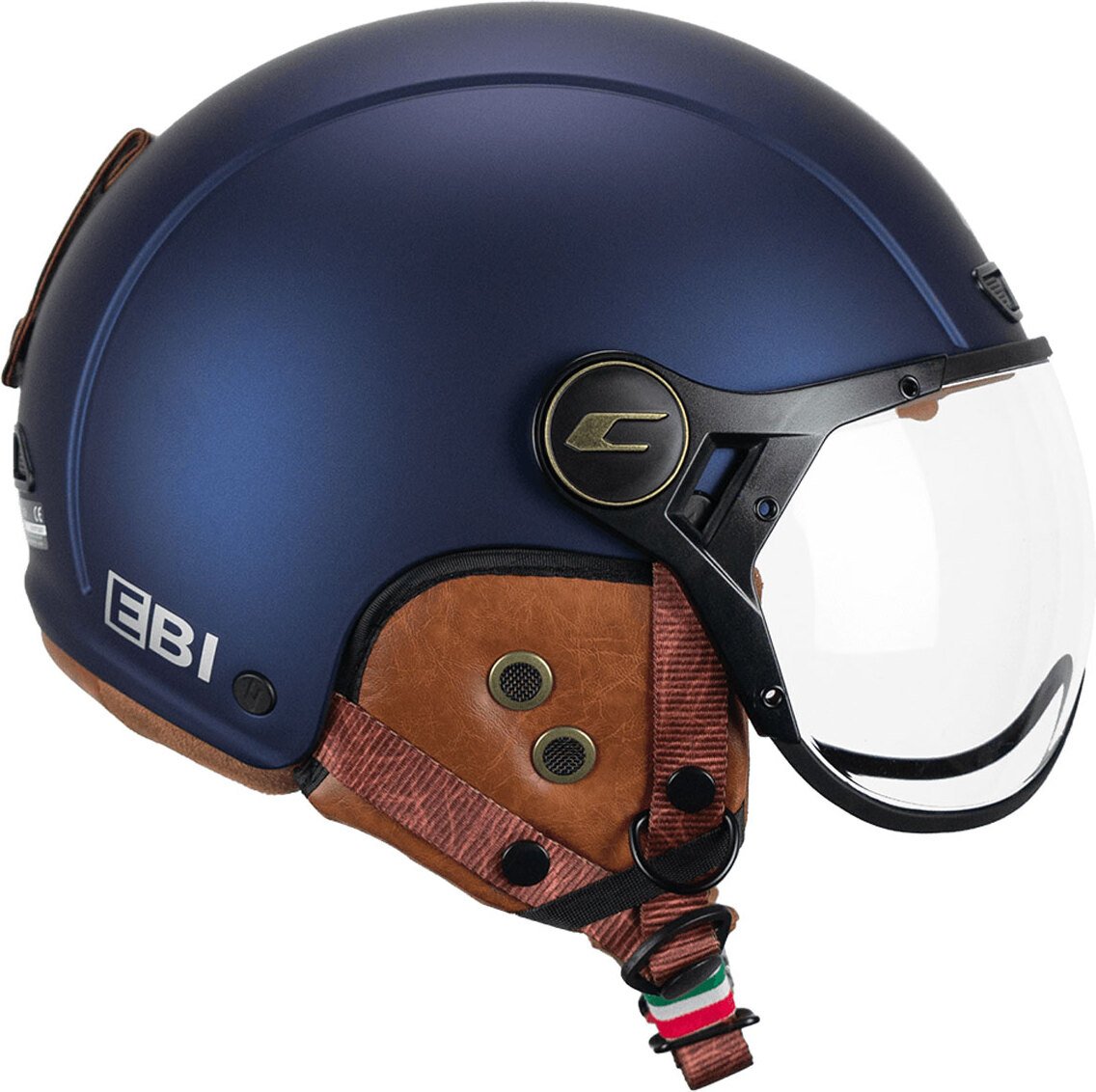 Zatwierdzony narciarski kask rowerowy CGM 801V EBI VINTAGE satynowy niebieski rozmiar M